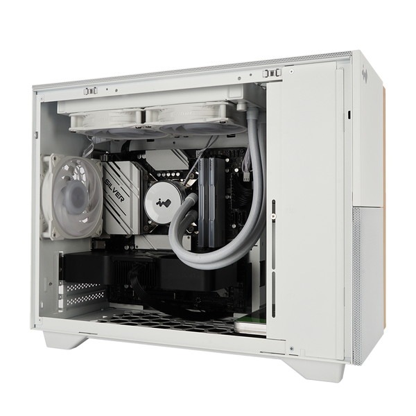 InWin �ߥ˥�� PC������ F3 White IW-CS-F3WHI-1AN120P Micro-ATX Mini-ITX �б� �᡼�ץ륦�åɥѥͥ� �ۥ磻�� �ڥ���󥻥��Բġ��̳�ƻ����Υ�������Բġ�