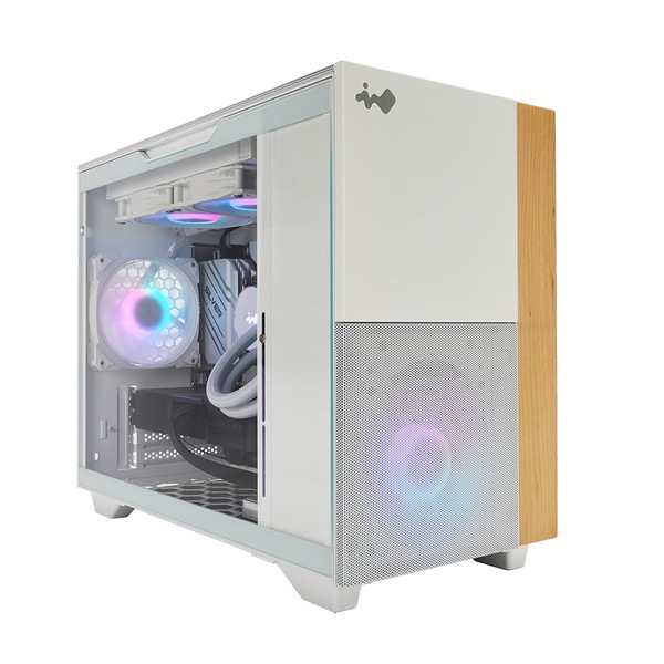 InWin �ߥ˥�� PC������ F3 White IW-CS-F3WHI-1AN120P Micro-ATX Mini-ITX �б� �᡼�ץ륦�åɥѥͥ� �ۥ磻�� �ڥ���󥻥��Բġ��̳�ƻ����Υ�������Բġ�