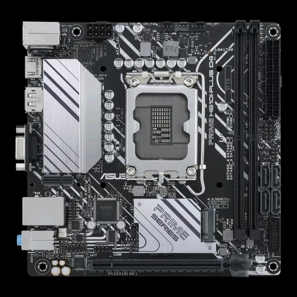ASUS �ޥ����ܡ��� PRIME H610I-PLUS D4-CSM Intel H610 LGA1700 (1x DP1.4/1x HDMI 2.1/1x D-Sub 15pin) Mini-ITX 17cm x 17cm 2x DDR4 3200 ����64GB �ڥ���󥻥��Բġ��̳�ƻ����Υ�������Բġ�
