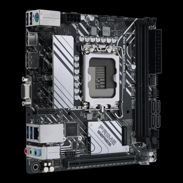 ASUS �ޥ����ܡ��� PRIME H610I-PLUS D4-CSM Intel H610 LGA1700 (1x DP1.4/1x HDMI 2.1/1x D-Sub 15pin) Mini-ITX 17cm x 17cm 2x DDR4 3200 ����64GB �ڥ���󥻥��Բġ��̳�ƻ����Υ�������Բġ�