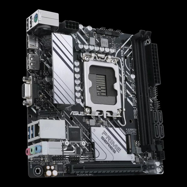 ASUS �ޥ����ܡ��� PRIME H610I-PLUS D4-CSM Intel H610 LGA1700 (1x DP1.4/1x HDMI 2.1/1x D-Sub 15pin) Mini-ITX 17cm x 17cm 2x DDR4 3200 ����64GB �ڥ���󥻥��Բġ��̳�ƻ����Υ�������Բġ�