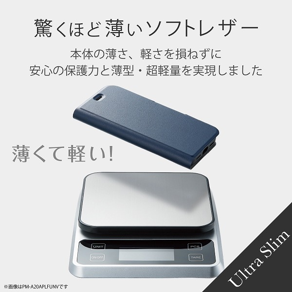 ELECOM ���쥳�� PM-A20BPLFUCB iPhone 12 iPhone 12 Pro �ڎ��ގ������� ��Ģ�� UltraSlim ���� �����դ� �����Ύގ�Ĵ(�̎ގ׎���) �ڥ���󥻥��Բġ��̳�ƻ����Υ�������Բġ�