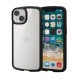 ELECOM エレコム PM-A22ATSLFCBK iPhone 14 / 13 ケース カバー ハイブリッド 耐衝撃 衝撃吸収 軽量 薄型 ストラップホール付 背面クリア TOUGH SLIM ブラック【キャンセル不可・北海道沖縄離島配送不可】