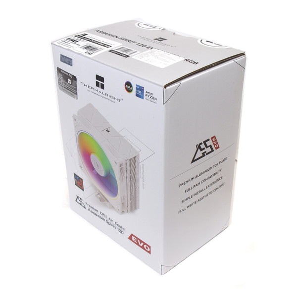 Thermalright CPU�����顼 Assassin Spirit 120 EVO WHITE ARGB AS120-EVO-WH-ARGB �����ɥե�����  ����Υ���:28.2dB �ۥ磻�� �ڥ���󥻥��Բġ��̳�ƻ����Υ�������Բġ�