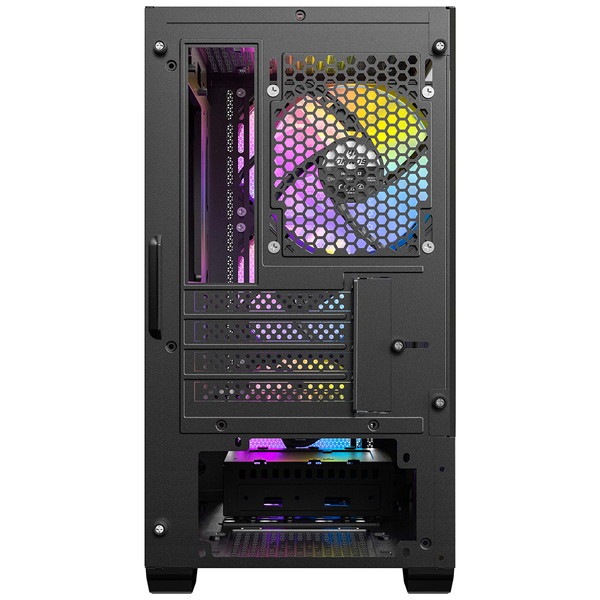 Okinos PC������ Cypress 3 ARGB ARGB�ե���4��ɸ����� Micro-ATX/ITX�б� ΢�������ڡ������ �ߥɥ륿� �ڥ���󥻥��Բġ��̳�ƻ����Υ�������Բġ�