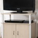 不二貿易 TVラック 60S ホワイトウォッシュ 5111 商品コード97528【代引・日時指定・キャンセル不可・北海道沖縄離島配送不可】 -お取リ寄せ-