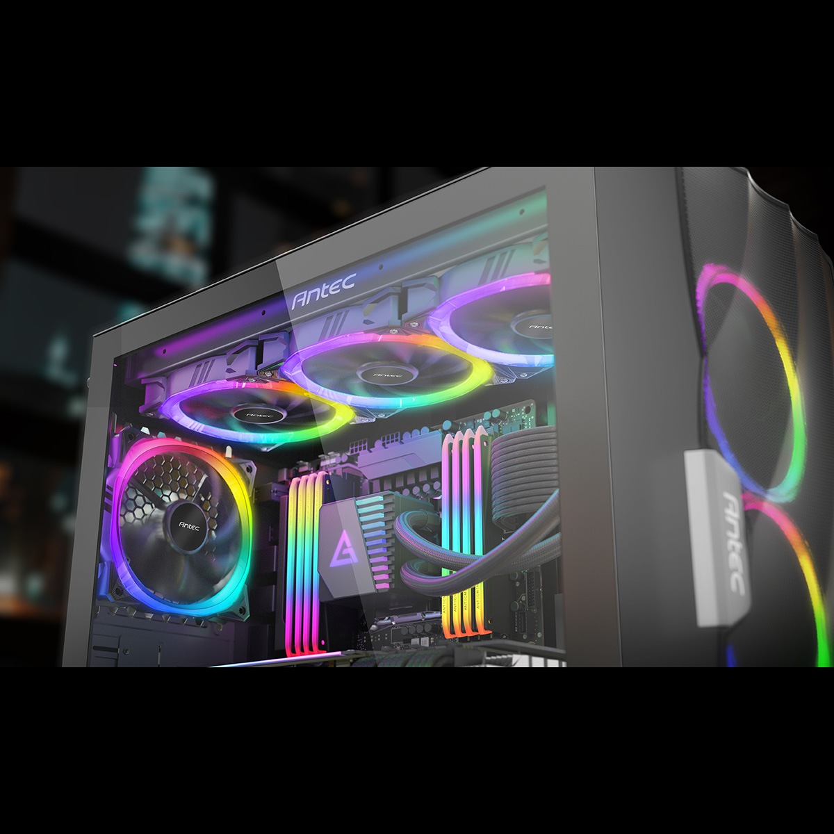 ANTEC RGBファン3個セット Fusion 120 ARGB_3+C 【キャンセル不可・北海道沖縄離島配送不可】