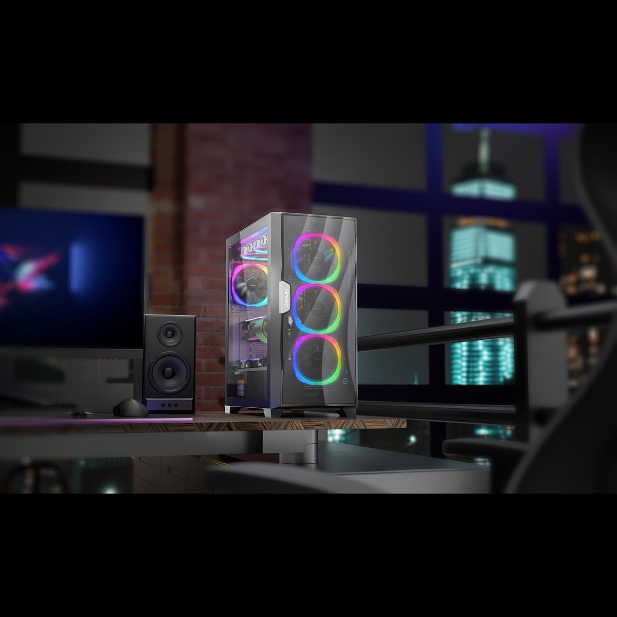 ANTEC RGBファン3個セット Fusion 120 ARGB_3+C 【キャンセル不可・北海道沖縄離島配送不可】