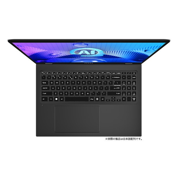 超高解像度・広色域・高コントラスト 4K+ OLED(有機EL)ディスプレイ搭載 大画面ビジネス・クリエイターノートPC MSI Prestige-16-AI-Studio-B1VGG-4025JP 16インチ 4K+ 60Hz OLED(有機EL) DisplayHDR True Black 600 DCI-P3相当 Core Ultra 9 プロセッサー 185H GeForce RTX 4070 Laptop GPU メモリ:32GB SSD:1TB Windows 11 Pro