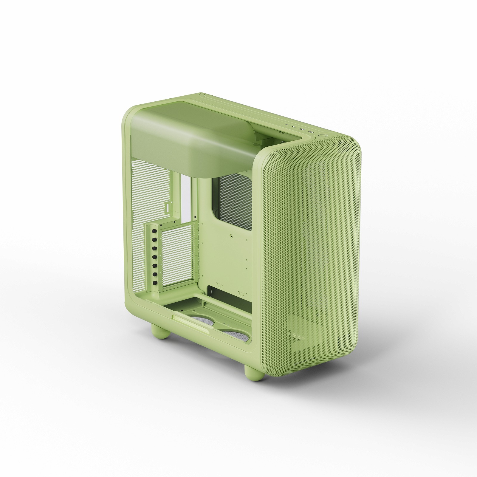 HYTE PC������ X50 Matcha Milk ���̶������饹��� �饦��ɥǥ�����E-ATX�б�PC������ X50�����꡼�� �ڥ���󥻥��Բġ��̳�ƻ����Υ�������Բġ�