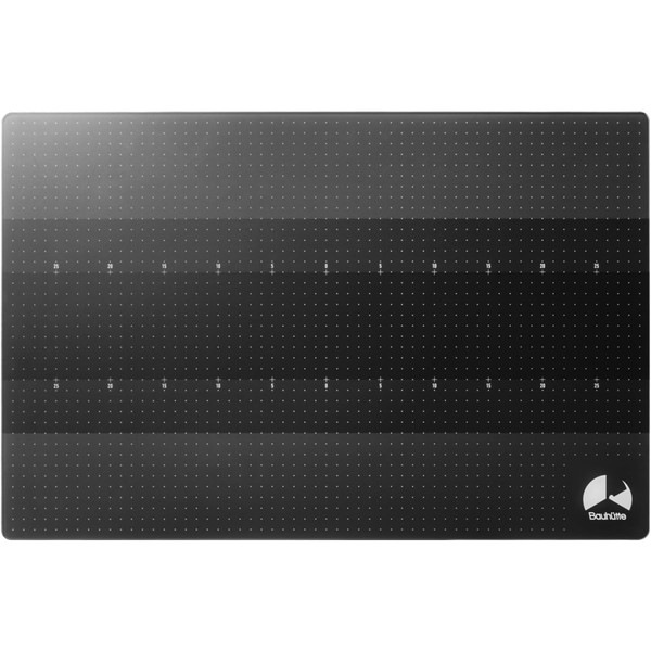 Bauhutte �����ߥ󥰥��饹�ޥ����ѥå� �֥�å� BMP-G600-BK ��60x��40cm ����3mm ���ߤ᥷����(1mm)x5����° ��������������ꡦ����󥻥��Բġ��̳�ƻ����Υ�������Բġ� -�᡼����ľ��- ���᡼�����߸˷�����