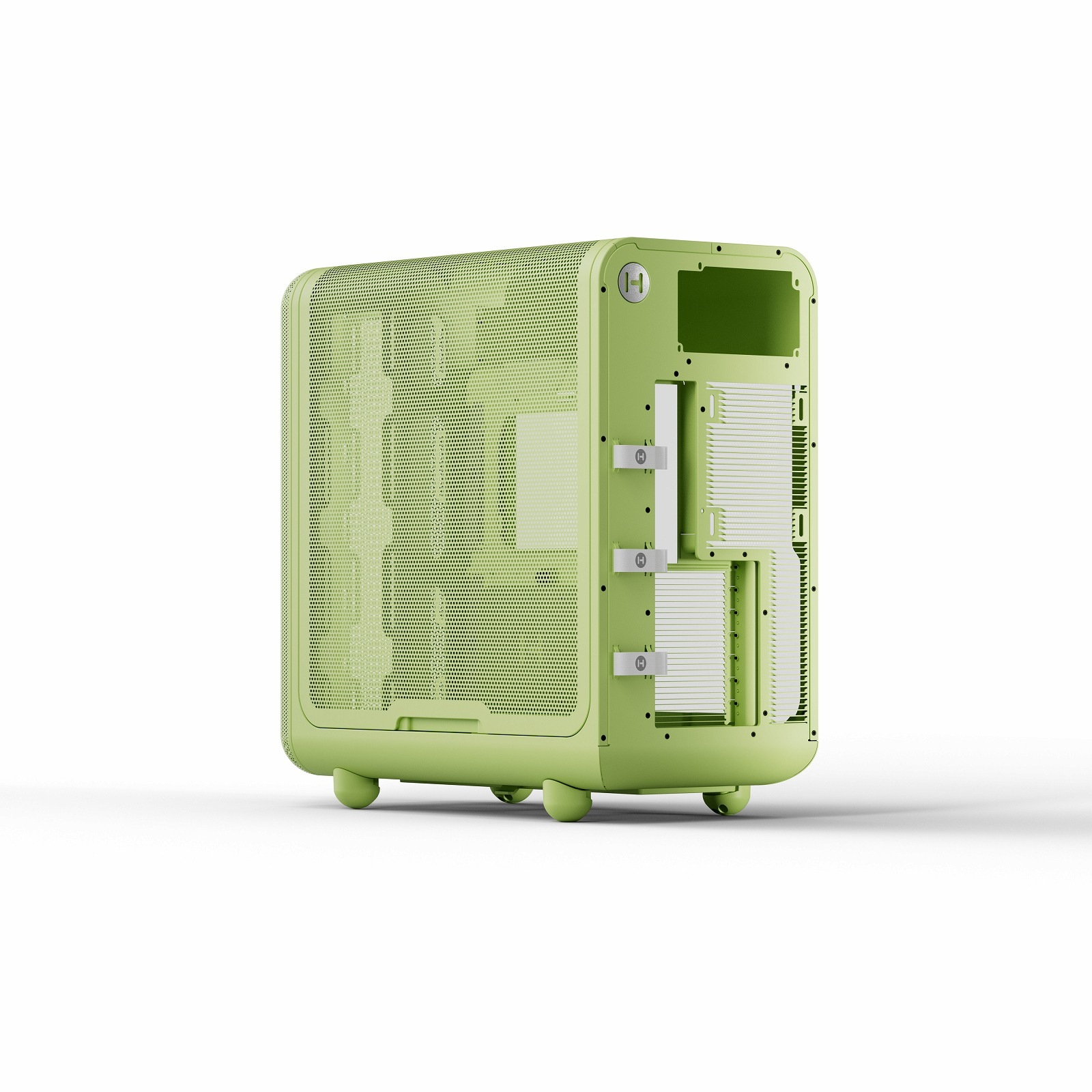 HYTE PC������ X50 Matcha Milk ���̶������饹��� �饦��ɥǥ�����E-ATX�б�PC������ X50�����꡼�� �ڥ���󥻥��Բġ��̳�ƻ����Υ�������Բġ�