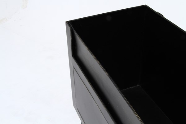 不二貿易 ガーデンポスト(オブジェ) ローズ ブラック 横型 商品コード35500【代引・日時指定・キャンセル不可・北海道沖縄離島配送不可】 -お取リ寄せ-