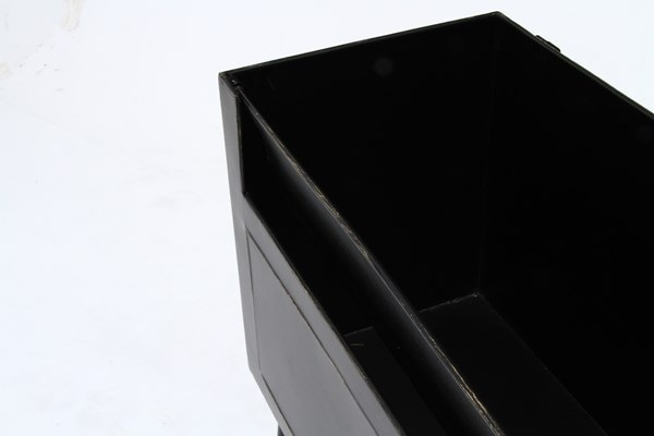 不二貿易 ガーデンポスト(オブジェ) ローズ ブラック 横型 商品コード35500【代引・日時指定・キャンセル不可・北海道沖縄離島配送不可】 -お取リ寄せ-