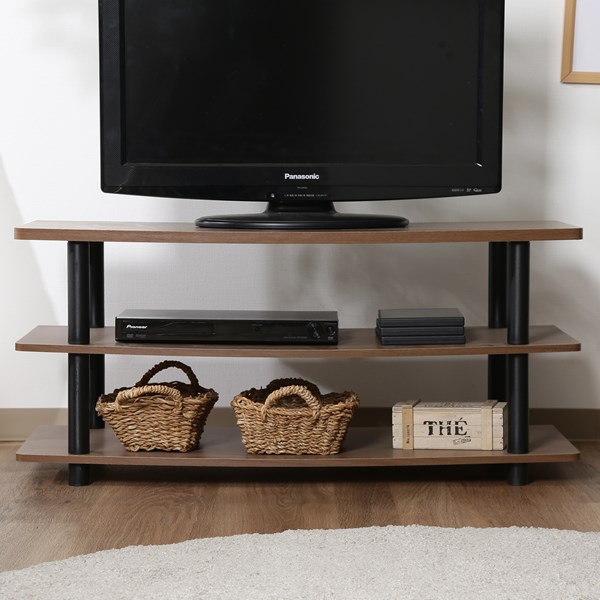 不二貿易 TVラック 90 BR 5433-1 商品コード97529【代引・日時指定・キャンセル不可・北海道沖縄離島配送不可】 -お取リ寄せ-