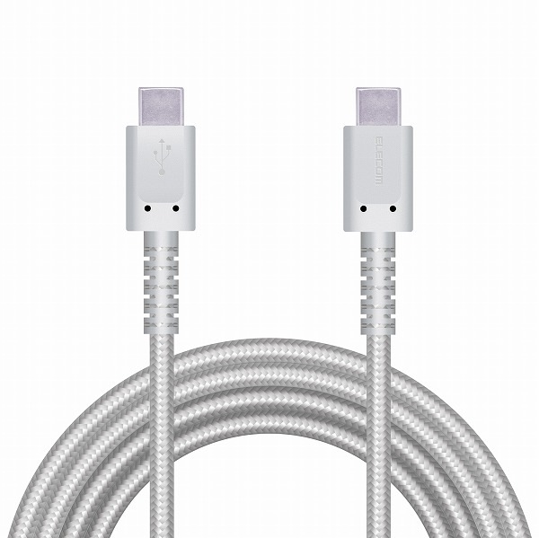 ELECOM 쥳 MPA-CCS20PNWH ώΡ̎ގڎUSB̎ގ USB(C-C) ѵ USB Power Deliveryб ǧ 2.0m Ύ܎ ڥ󥻥Բġ̳ƻΥԲġ