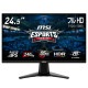 MSI �����ߥ󥰥�˥��� MAG-255F-X24 24.5����� �ե�HD��1,920 �� 1,080�� ��ե�å���졼��240Hz ®��0.5ms��GTG���Ǿ��͡˥�����ե�å��� ������⡼�����֥顼 HDR AI�ӥ���� Adaptive-Sync  ����ȥ饹����1,000��1 RAPID IPS�ѥͥ� VESA100