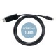 ARTEC アーテック USB TypeC-HDMI変換ケーブル(1.8m) 4K対応30Hz オフィスサプライ・ICT・OA 91935 【キャンセル不可・北海道沖縄離島配送不可】-お取り寄せ品-