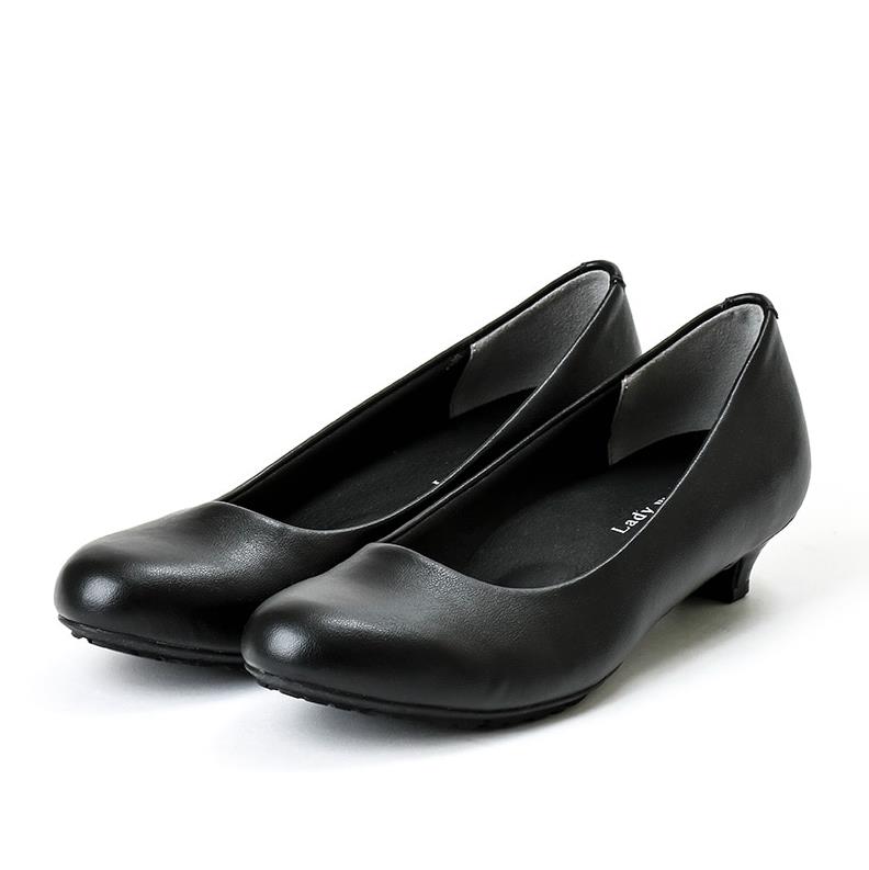 �����å������� Lady woker(��ǥ������) ����3E���� 3cm�ҡ��� �饦��ɥȥ� �ץ졼��ѥ�ץ� LO-17100 ��ǥ����� �֥�å� 24.0cm -��������-���̳�ƻ����Υ��������Բġ�