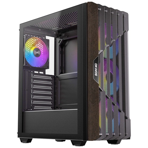 Okinos PC Cypress 5 ARGB ں ARGBե4ɸ ATX/Micro-ATX/ITXб ߥɥ륿 ڥ󥻥Բġ̳ƻΥԲġ