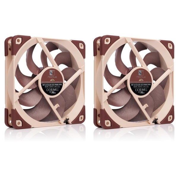 Noctua NF-A12x25 G2 PWM SX2-PP ��ѥե��� �������ե��� �֥饦�� 2�ĥ��å� ���Ĳ������ڥ���󥻥��Բġ��̳�ƻ����Υ�������Բġ� -������-