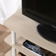 不二貿易 TVラック 90 ホワイトウォッシュ 5433-1 商品コード97530【代引・日時指定・キャンセル不可・北海道沖縄離島配送不可】 -お取リ寄せ-