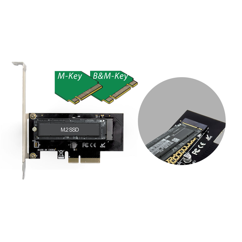 PCIe��³ M.2�����å�������ߥܡ��ɡ�NVMe��GETA �����ꥢ AREA SD-PE4M2-B��LP�б�