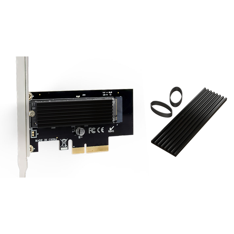 PCIe��³ M.2�����å�������ߥܡ��ɡ�NVMe��GETA �����ꥢ AREA SD-PE4M2-B��LP�б�