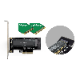 PCIe��³ M.2�����å�������ߥܡ��ɡ�NVMe��GETA �����ꥢ AREA SD-PE4M2-B��LP�б�