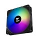 ZALMAN PWM�ե��� ZM-AF120 ARGB BLACK 120mm�� Shark Fin�֥졼�ɺ��� ���ɥ쥵�֥�RGB LED��� ��������120��120��26mm �֥�å� �ڥ���󥻥��Բġ��̳�ƻ����Υ�������Բġ� -������-