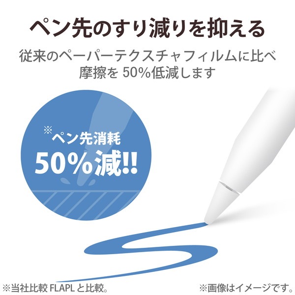 ELECOM ���쥳�� TB-A22RFLAPLL iPad 10.9����� �� 10 ���� �� �ե���� �ڡ��ѡ��饤�� ����Ȼ� ��Τ褦���������� ��������쥢 �����ɻ� ȿ���ɻ� �ޥå� �������쥹�ڥ���󥻥��Բġ��̳�ƻ����Υ�������Բġ�