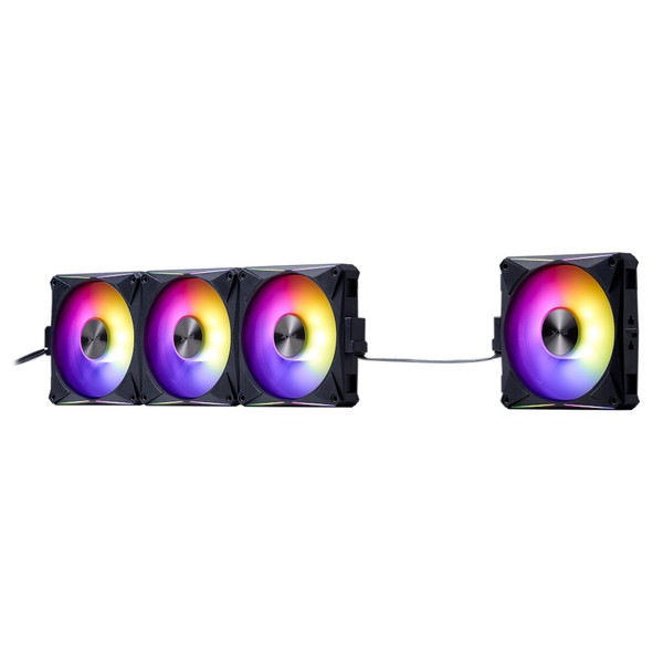 XPG �������ե��� HURRICANE MAG 120 ARGB PWM (�֥�å� 4�ĥѥå�) �ޥ��ͥåȼ���³ ���ž/�ղ�ž�ڤ��ؤ���ǽ ARGBȯ�� ADATA HURRICANEMAG120ARGBPWM4C-BKCWW �ڥ���󥻥��Բġ��̳�ƻ����Υ�������Բġ� -������-