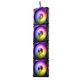 XPG �������ե��� HURRICANE MAG 120 ARGB PWM (�֥�å� 4�ĥѥå�) �ޥ��ͥåȼ���³ ���ž/�ղ�ž�ڤ��ؤ���ǽ ARGBȯ�� ADATA HURRICANEMAG120ARGBPWM4C-BKCWW �ڥ���󥻥��Բġ��̳�ƻ����Υ�������Բġ� -������-