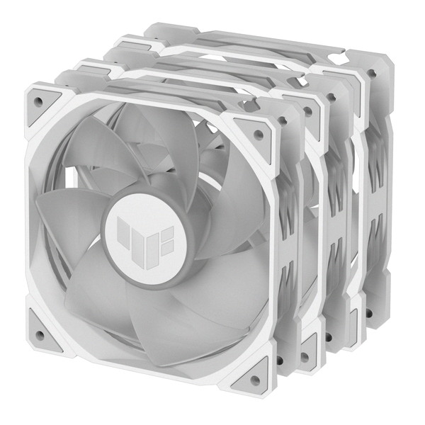 ASUS PC�������ե��� ��TUF GAMING TR120�ץ��꡼�� TUF GAMING TR120 FAN ARGB REVERSE WHITE 3IN1 TUFGAMINGTR120FAN ARGB REWHT3IN1 �ղ�ž �ۥ磻�� ��ڥ���󥻥��Բġ��̳�ƻ����Υ�������Բġ�