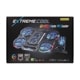 OWLTECH ゲーミング ノートPCクーラー OWL-GNC-RGB2 冷却ファン6基搭載 RGBイルミネーション対応 液晶ディスプレイ搭載 オウルテック 【キャンセル不可・北海道沖縄離島配送不可】 -お取り寄せ-