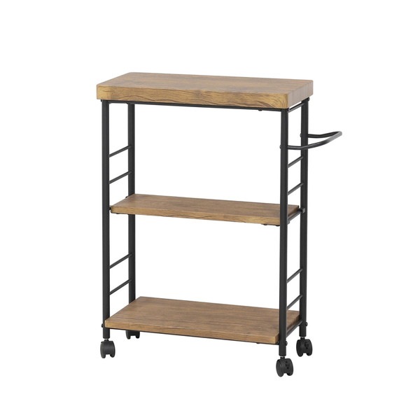 クロシオ アート 3段ワゴン 32674 【代引・日時指定・キャンセル不可・北海道沖縄離島配送不可】 -お取り寄せ-