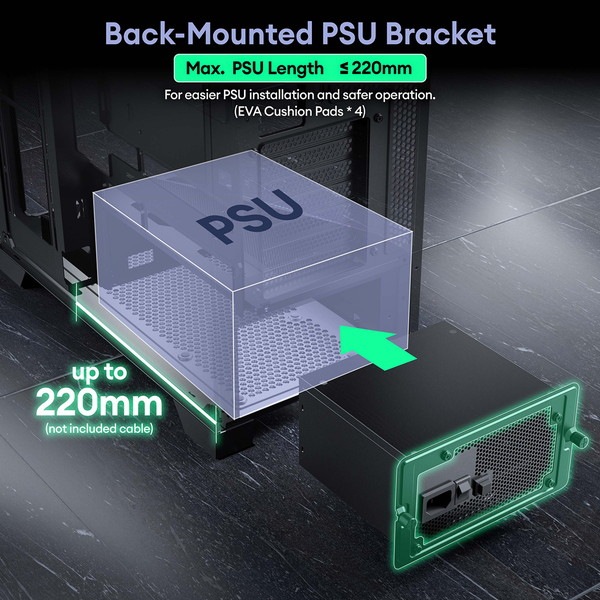 Okinos PCケース Aqua 9 ARGB ARGBファン5基標準搭載 裏配線マザーボード対応 脱着式ダストフィルター ATX/Micro-ATX/ITX対応 ピラーレス ミドルタワー 【キャンセル不可・北海道沖縄離島配送不可】