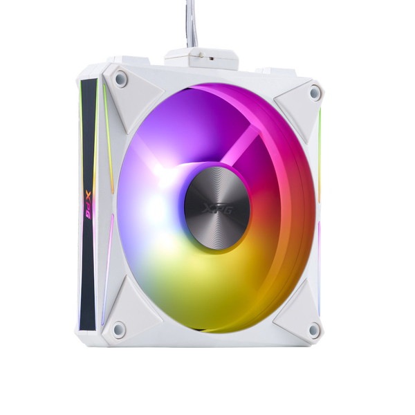 XPG �������ե��� HURRICANE MAG 120 ARGB PWM (�ۥ磻�� 4�ĥѥå�) �ޥ��ͥåȼ���³ ���ž/�ղ�ž�ڤ��ؤ���ǽ ARGBȯ�� ADATA HURRICANEMAG120ARGBPWM4C-WHCWW �ڥ���󥻥��Բġ��̳�ƻ����Υ�������Բġ� -������-