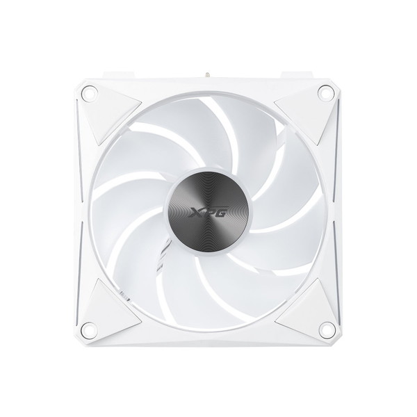 XPG �������ե��� HURRICANE MAG 120 ARGB PWM (�ۥ磻�� 4�ĥѥå�) �ޥ��ͥåȼ���³ ���ž/�ղ�ž�ڤ��ؤ���ǽ ARGBȯ�� ADATA HURRICANEMAG120ARGBPWM4C-WHCWW �ڥ���󥻥��Բġ��̳�ƻ����Υ�������Բġ� -������-