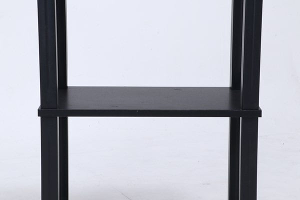 不二貿易 フィット 3段ラック BR×BK 9013 商品コード99772【代引・日時指定・キャンセル不可・北海道沖縄離島配送不可】 -お取リ寄せ-