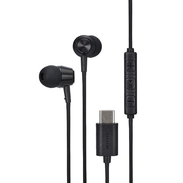 ELECOM ���쥳�� EHP-DF11CMBK ���ԎΎ� USB Type-C �Îގ��ގ��ټ� ���Ŏ� 10mm�Ďގ׎��ʎ� �̎ގ׎����ڥ���󥻥��Բġ��̳�ƻ����Υ�������Բġ�