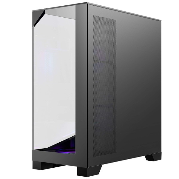 Okinos PCケース Aqua 93 3面ガラスパネル仕様 ARGBファン2基標準搭載 裏配線マザーボード対応 ATX/Micro-ATX/ITX対応 ピラーレス ミドルタワー 【キャンセル不可・北海道沖縄離島配送不可】