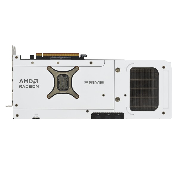 ASUS PRIME-RX9070XT-O16G-WHITE グラフィックボード AMD Radeon RX 9070 XT バスインターフェイス:PCI Express 5.0 メモリ:GDDR6/16GB 2.5スロット設計 ホワイト【キャンセル不可・北海道沖縄離島配送不可】