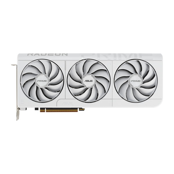 ASUS PRIME-RX9070XT-O16G-WHITE グラフィックボード AMD Radeon RX 9070 XT バスインターフェイス:PCI Express 5.0 メモリ:GDDR6/16GB 2.5スロット設計 ホワイト【キャンセル不可・北海道沖縄離島配送不可】