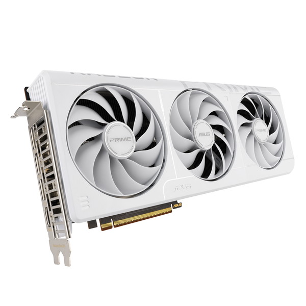 ASUS PRIME-RX9070XT-O16G-WHITE グラフィックボード AMD Radeon RX 9070 XT バスインターフェイス:PCI Express 5.0 メモリ:GDDR6/16GB 2.5スロット設計 ホワイト【キャンセル不可・北海道沖縄離島配送不可】