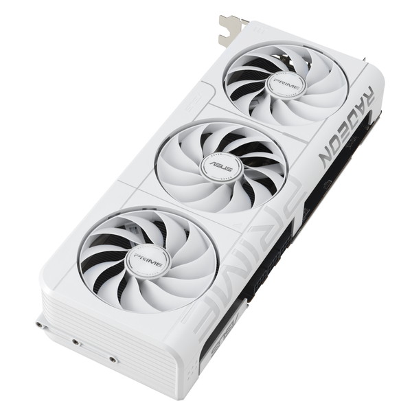 ASUS PRIME-RX9070XT-O16G-WHITE グラフィックボード AMD Radeon RX 9070 XT バスインターフェイス:PCI Express 5.0 メモリ:GDDR6/16GB 2.5スロット設計 ホワイト【キャンセル不可・北海道沖縄離島配送不可】