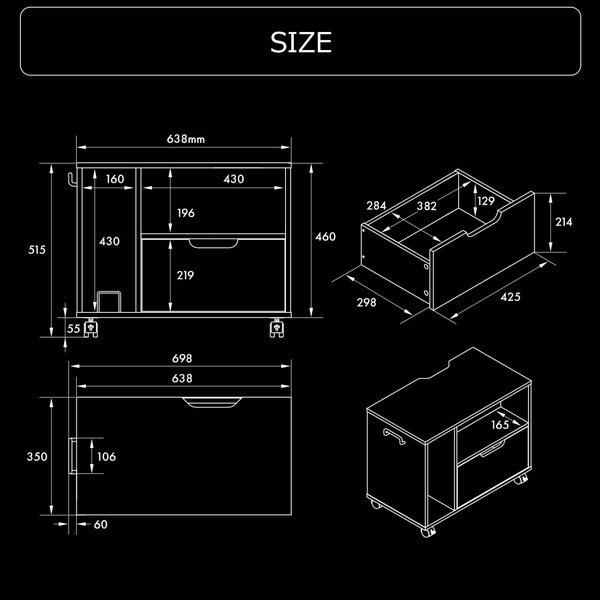Bauhutte ൡǼå ӥͥåȥ ֥å BHS-640G-BK 25.5x60x⤵68.5?91.5cm(̵ǽ) ꡦ󥻥Բġ̳ƻΥԲġ -᡼ľ- ᡼߸˷