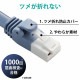ELECOM ���쥳�� LD-GPAT/BU100RS LAN�����̎ގ� CAT6A�б� EU RoHS������ ���ޤ��ɻߎ��ʎގ� �ʰ׎ʎߎ��������޻��� 100m ñ�� �̎ގَ� �ڥ���󥻥��Բġ��̳�ƻ����Υ�������Բġ�