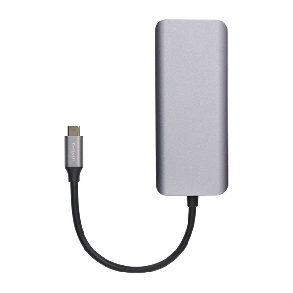 OWLTECH 5 in 1 USB Type-C マルチポートアダプタ OWL-DSU31A2HLC-SV USB 10Gbps、HDMI/LAN/Type-A×2/PD対応Type-C オウルテック 【キャンセル不可・北海道沖縄離島配送不可】 -お取り寄せ-