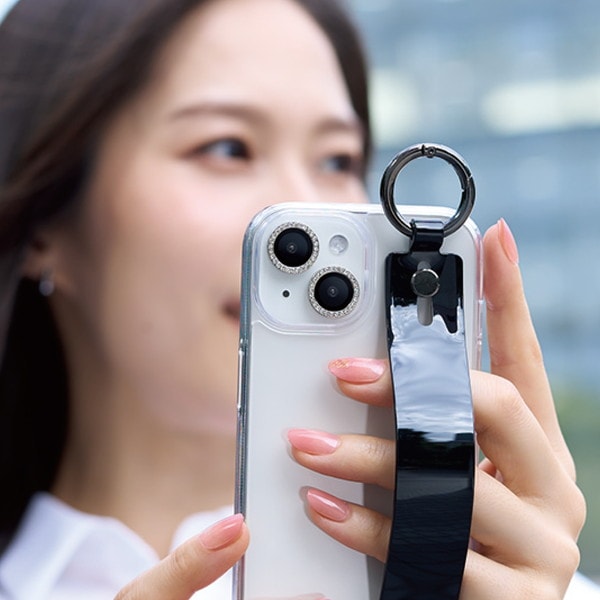 ELECOM エレコム PM-A23AFLLGRSV iPhone 15 iPhone 15 Plus カメラレンズガラスフィルム &Me シルバー【キャンセル不可・北海道沖縄離島配送不可】